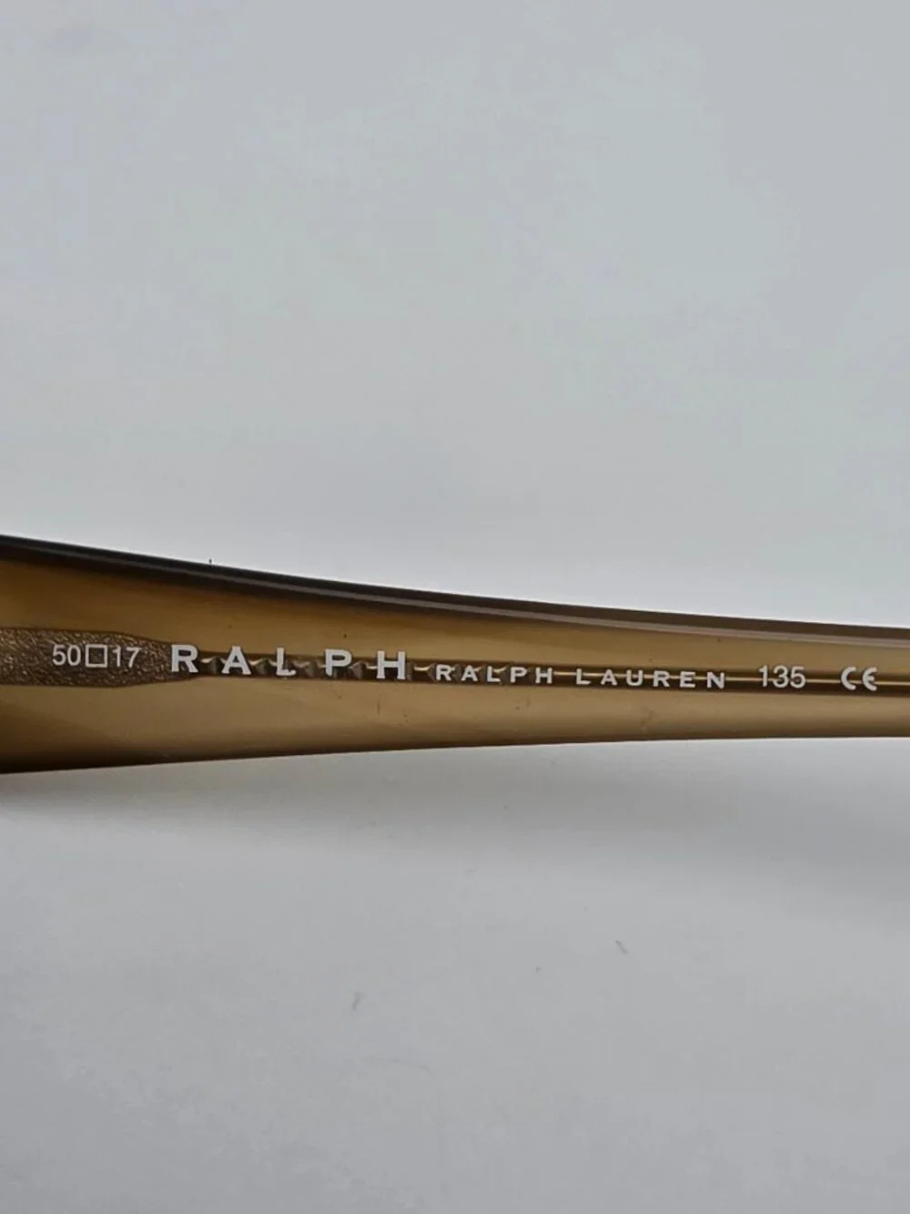 Ralph Lauren 7511 Brown Stripe Frame Light Brown Gradient Lens Sunglasses w Case